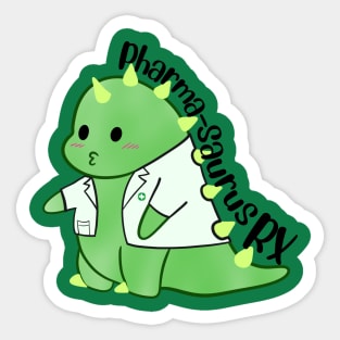 Pharmasaurus RX Sticker